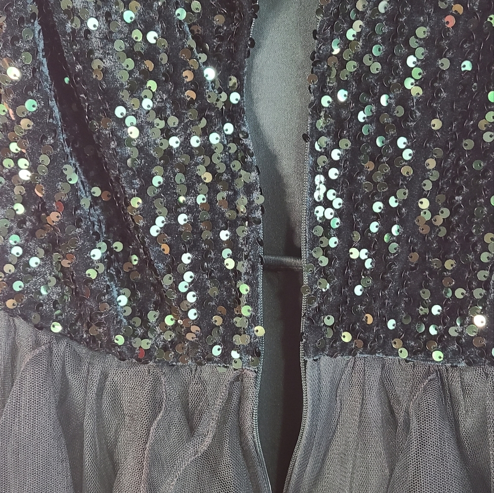 Green sequin dress - Sz 16